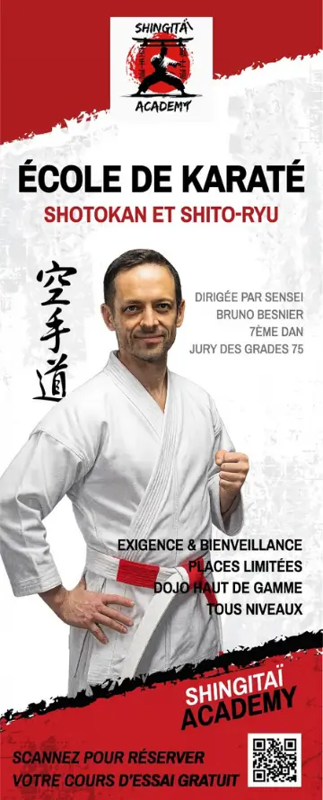 Affiche Shingitai Academy - Karaté - Lea Besnier